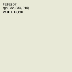 #E8E9D7 - White Rock Color Image